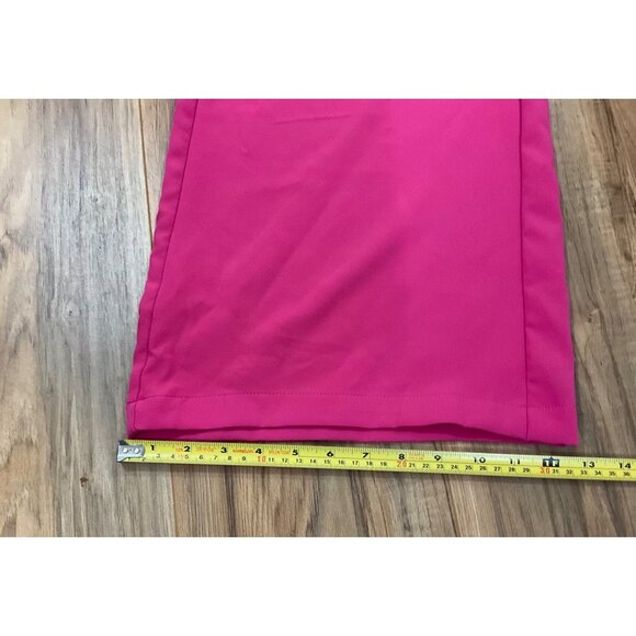 NWT Womens Wet Seal Pink  High Waisted Trouser Flare Pant  Size:  Medium - Picture 11 of 11